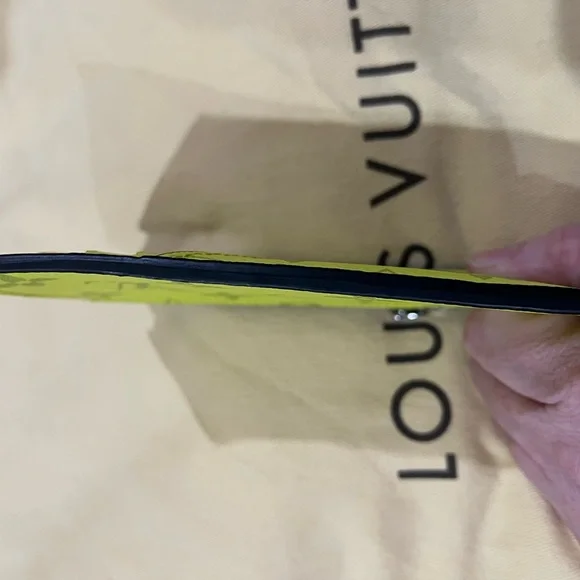 Louis Vuitton Lime Green Monogram Card Holder - Picture 3 of 10